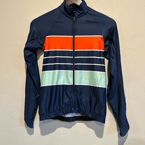 Women's Navy and Orange Windbreaker